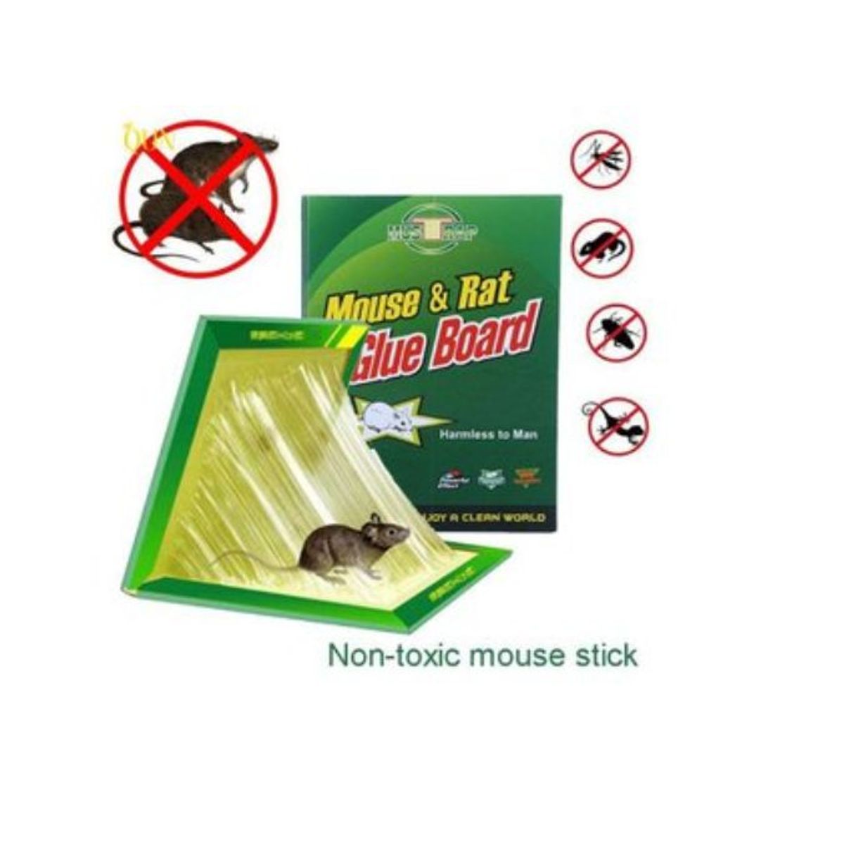 GENERICO - Trampa de pegamento para ratones ratas cucarachas unidades