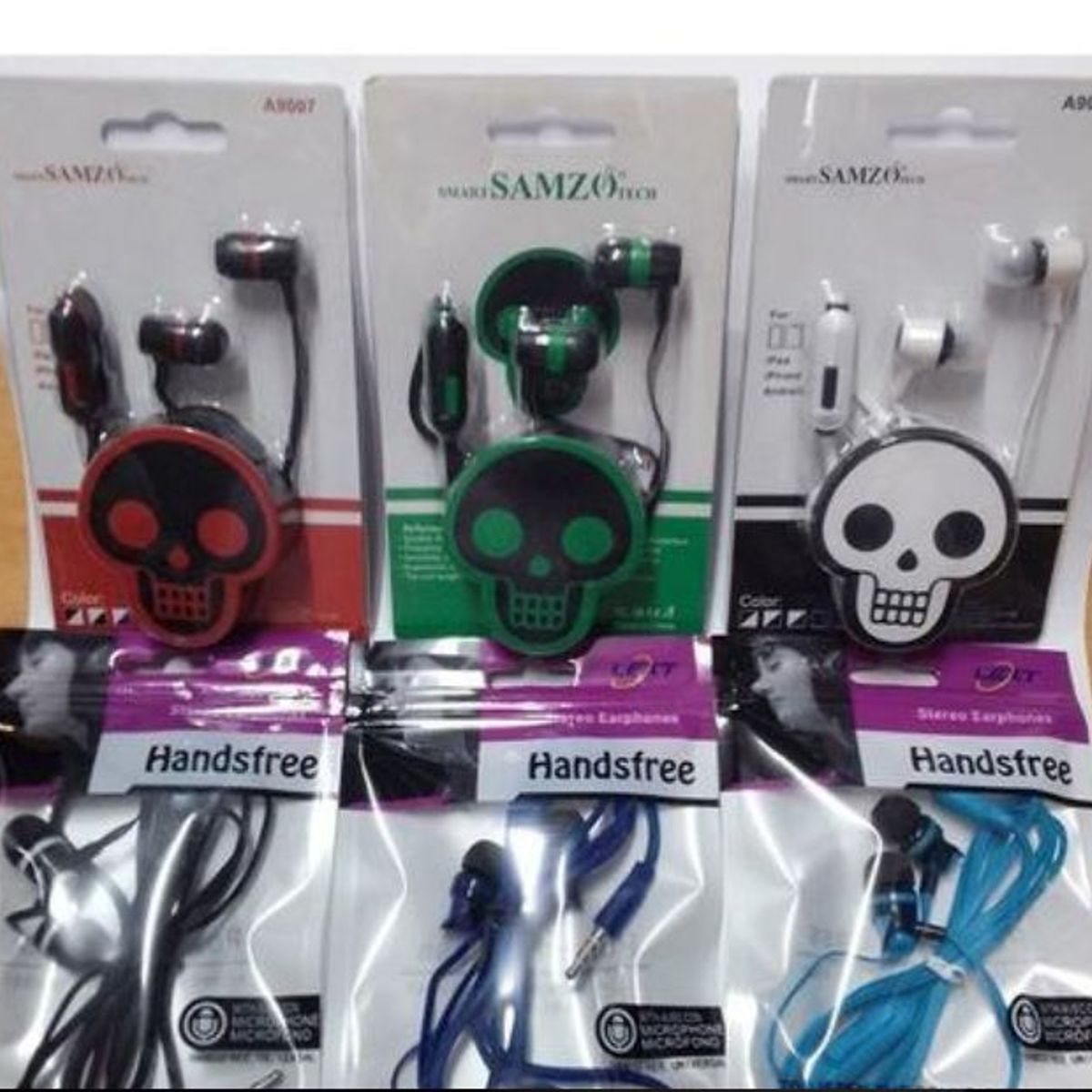 GENERICO - Audífonos hands free con micrófono