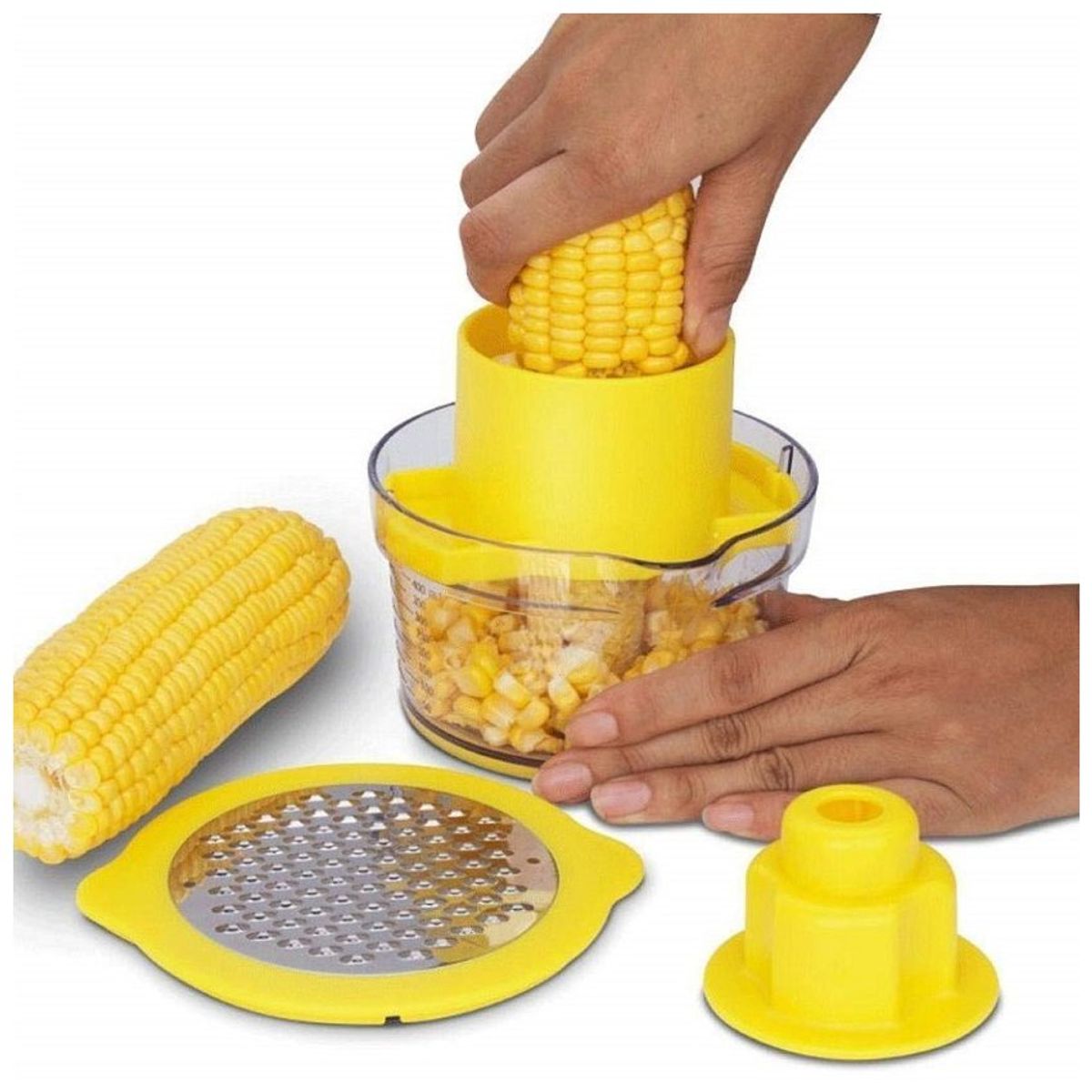 GENERICO - Peladora de maíz multifuncional 2 en 1