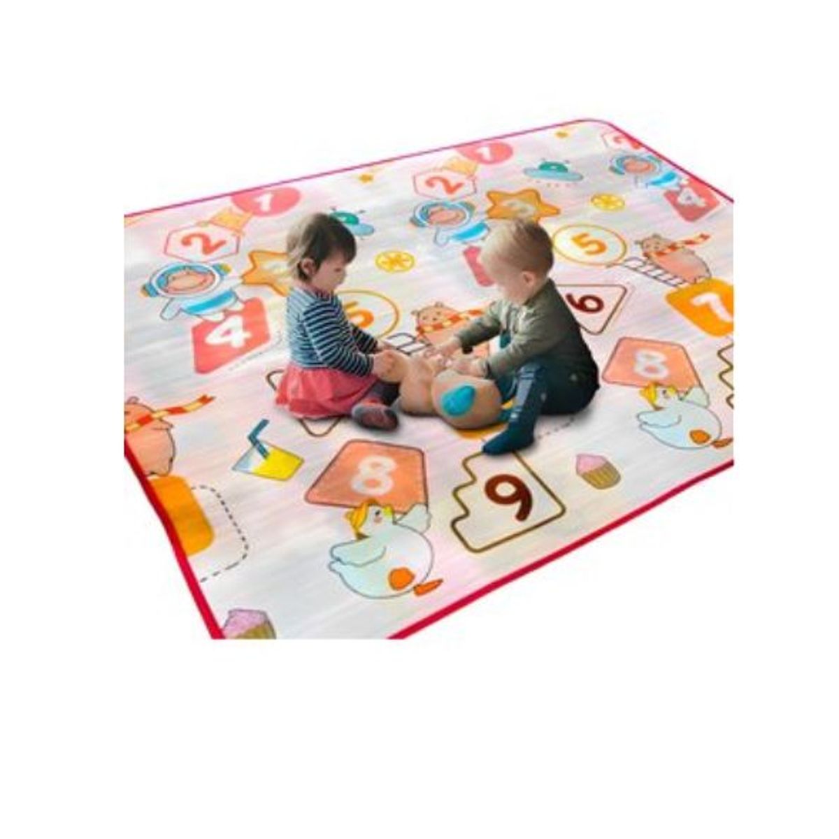 GENERICO - Piso alfombra reversible impermeable para bebés y niños 576p