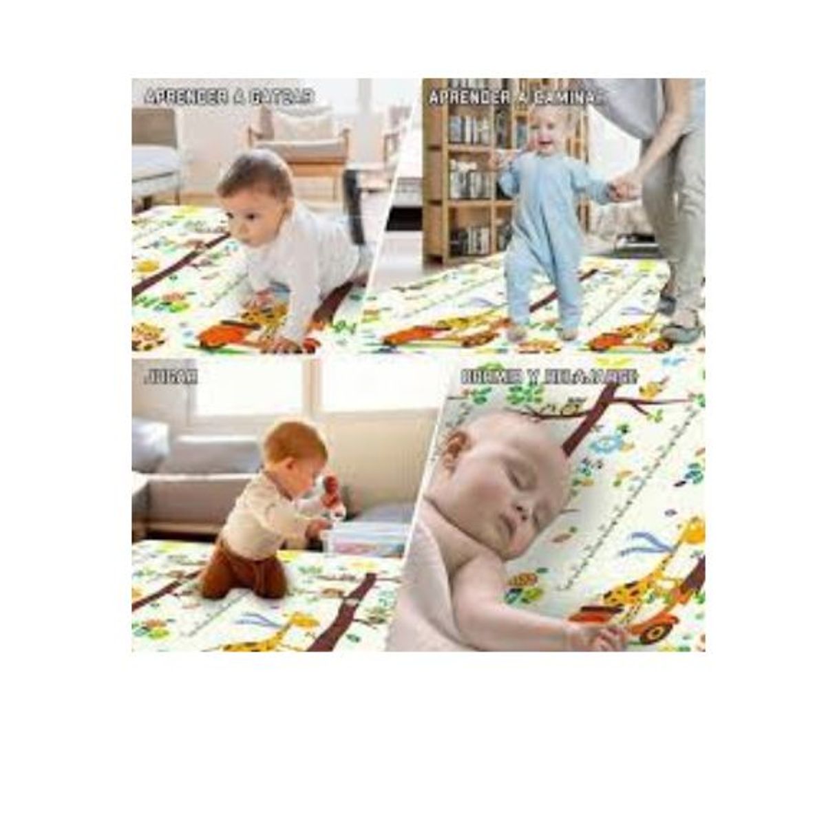 GENERICO - Piso Alfombra Plegable Bebés Y Niños 180X200