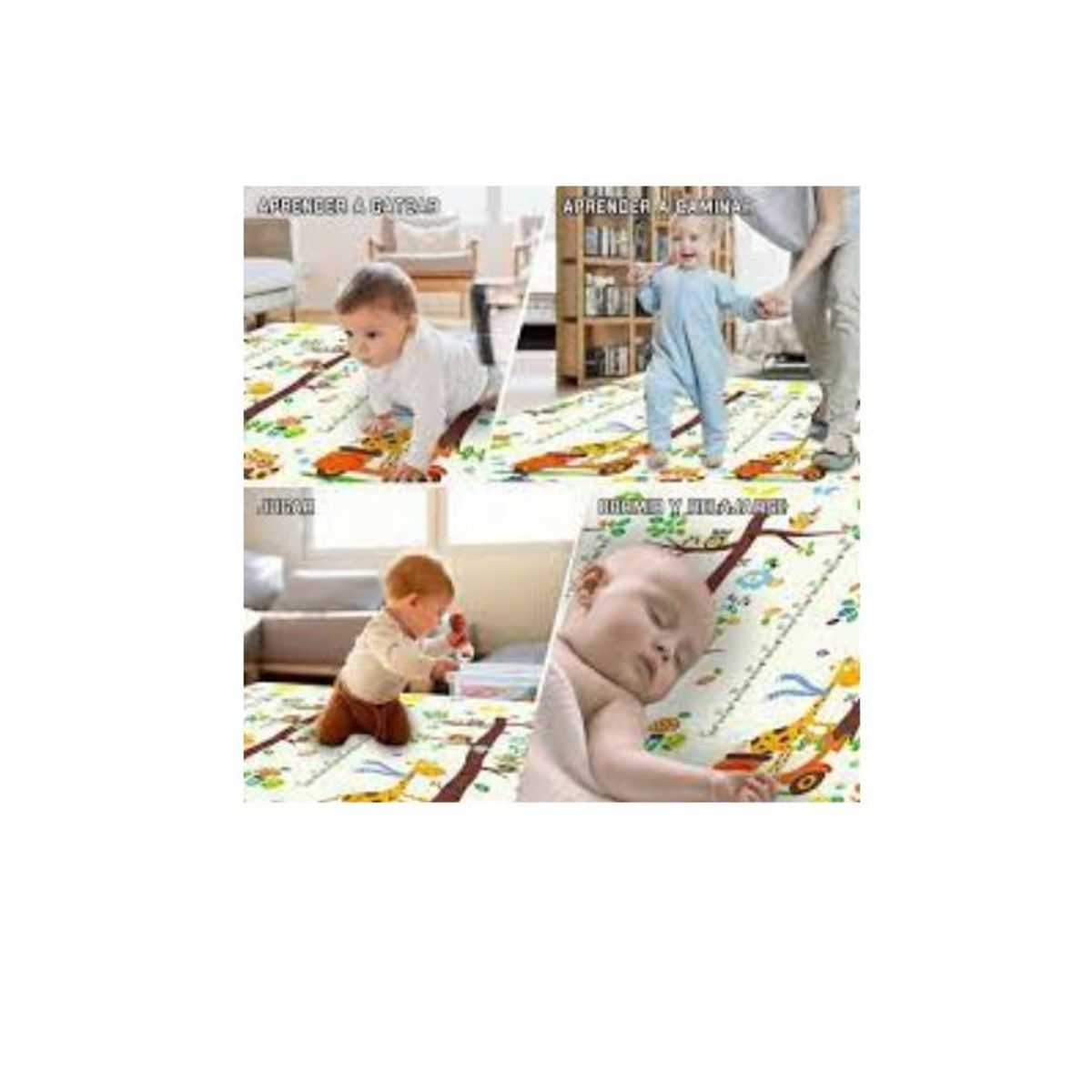 GENERICO - Piso Alfombra Plegable Bebés Y Niños 180X200