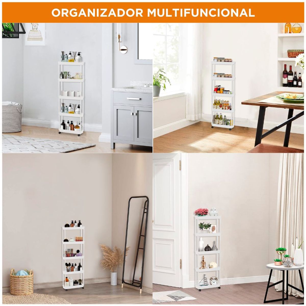 MINARI - Estante Organizador de Cocina Condimentero Ahorrador de Espacio B 565N