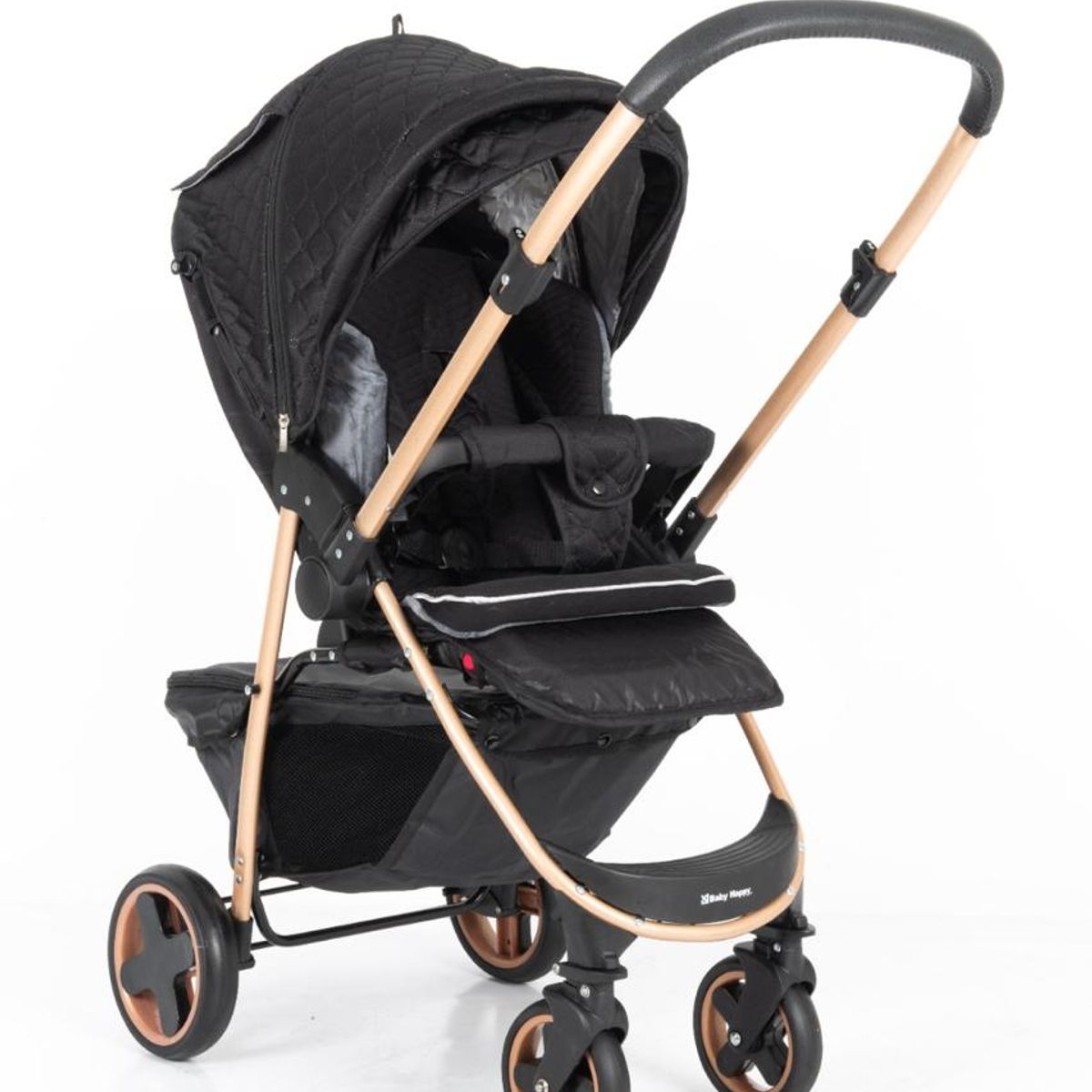 BABY HAPPY - Coche Plegable  para Bebe ven Conmigo Negro