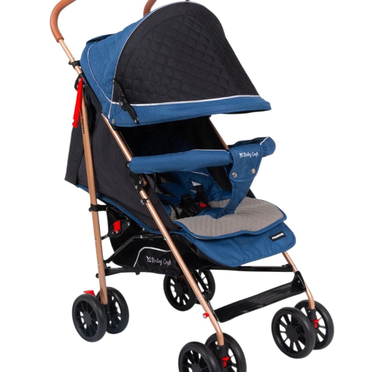 BABY HAPPY - New Coche baston para bebe ven conmigo negro con Azul