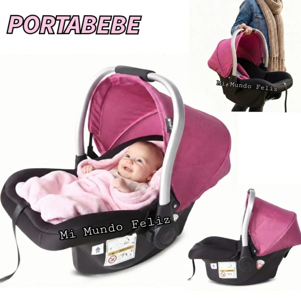 BABY HAPPY - Portabebe para bebe nido acolchado Princess 2026