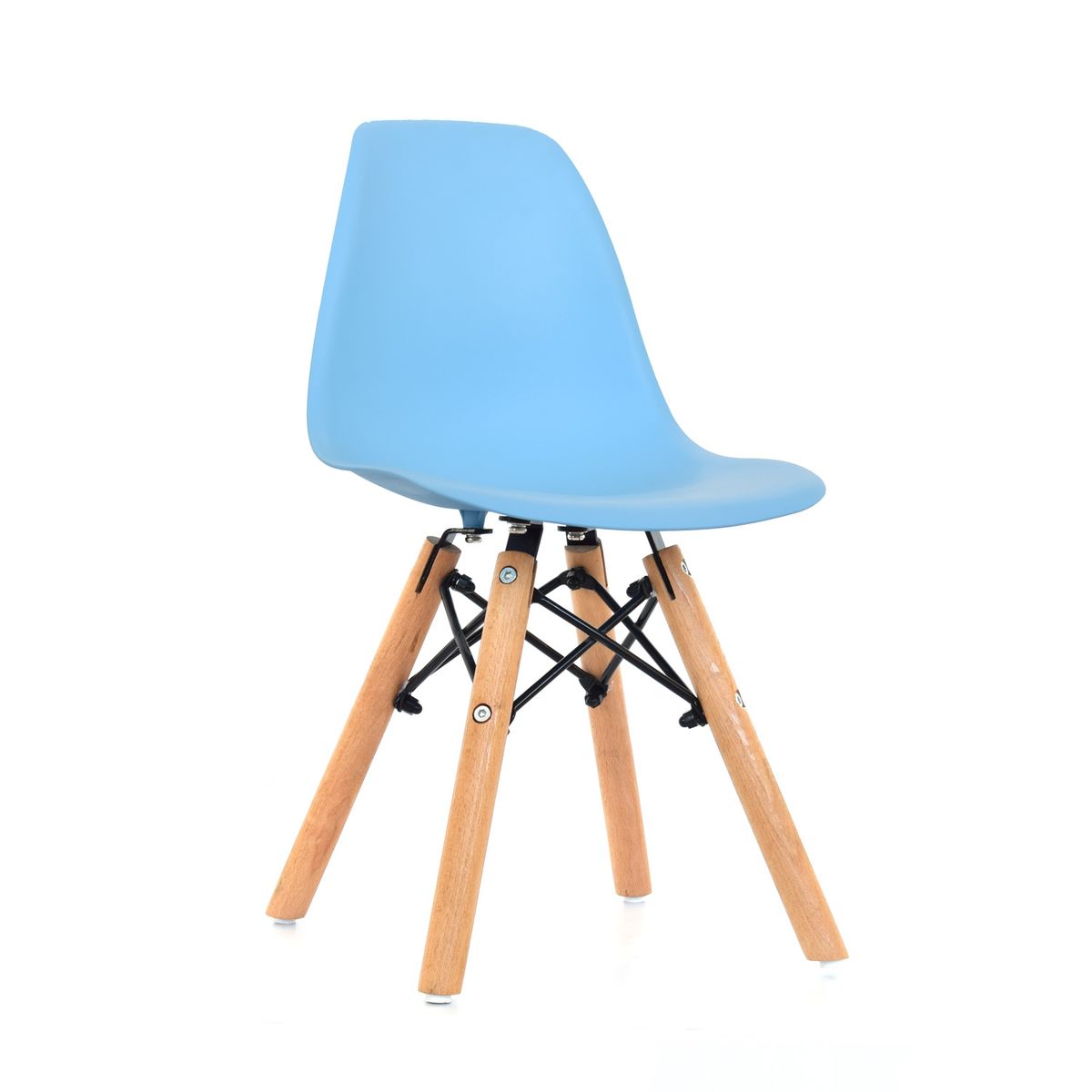 BONNO - Silla De Diseño Eames Para Niños Celeste Bonno