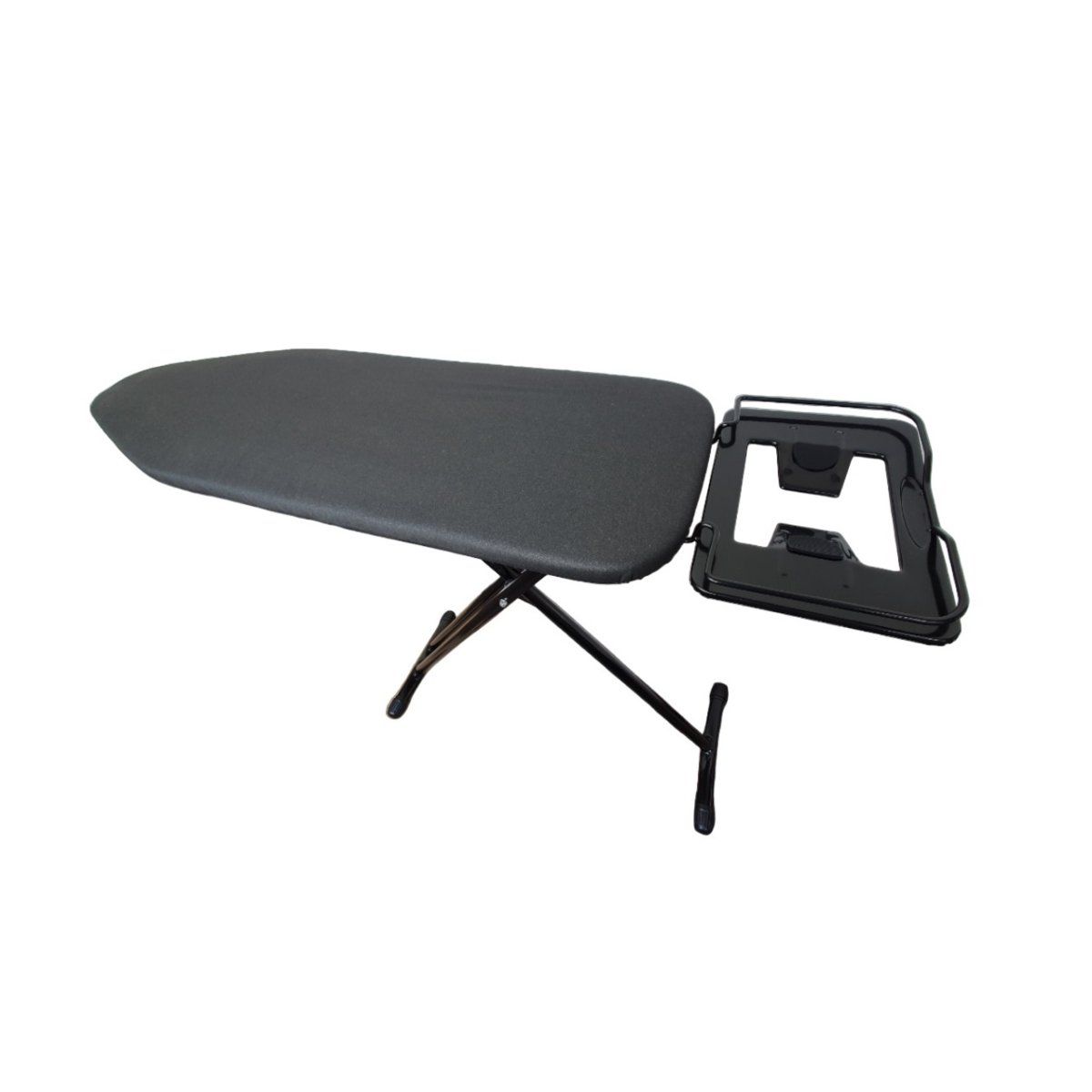 GENERICO - Tabla de Planchar Regulable con Base y Porta Plancha - Negro
