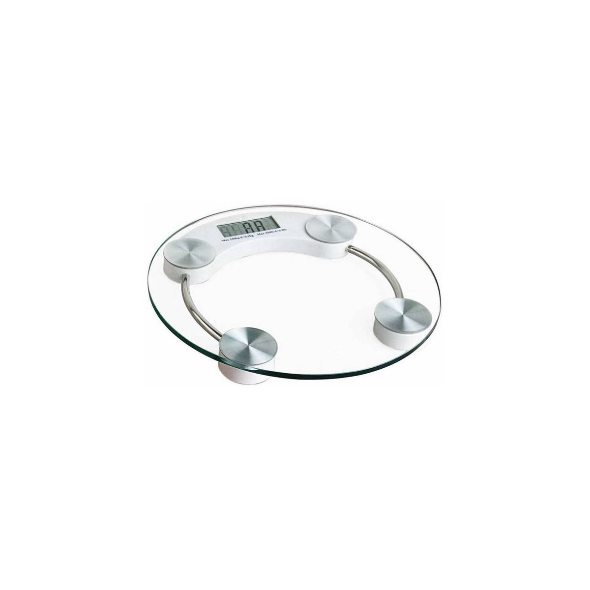 GENERICO - Balanza digital de vidrio templado Hasta 180KG