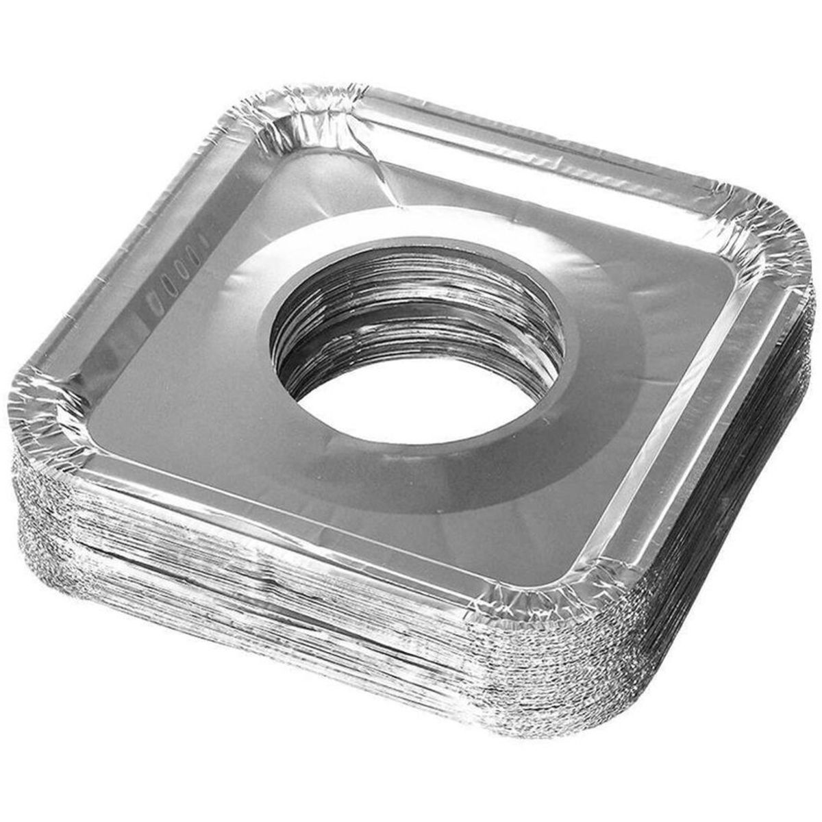 GENERICO - Protectores de hornilla de cocina - aluminio plateado
