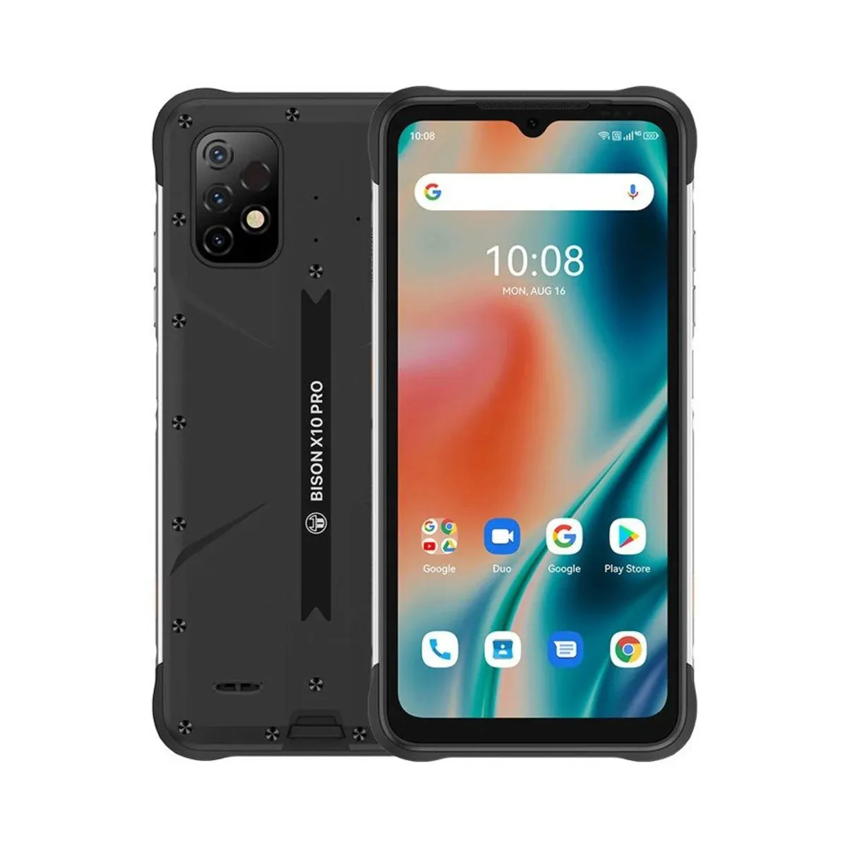 UMIDIGI - Celular Militar IP64 Umidigi Bison X10 PRO 128GB  6GB Ram