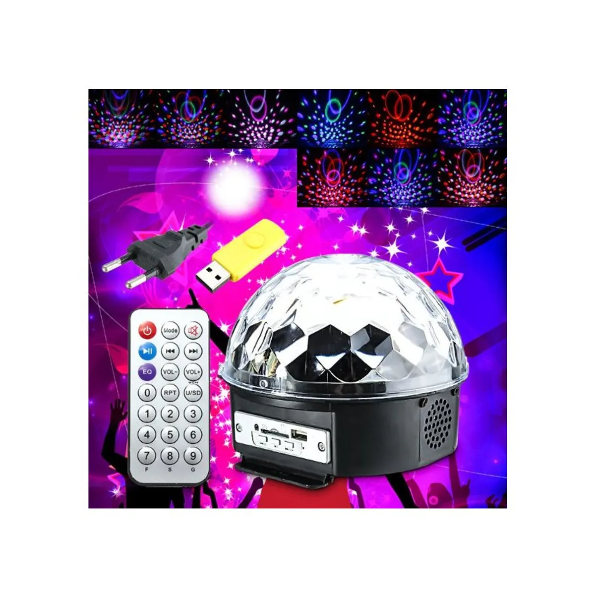 GENERICO - Luces para fiesta luces led  sicodelicas  audioritmica