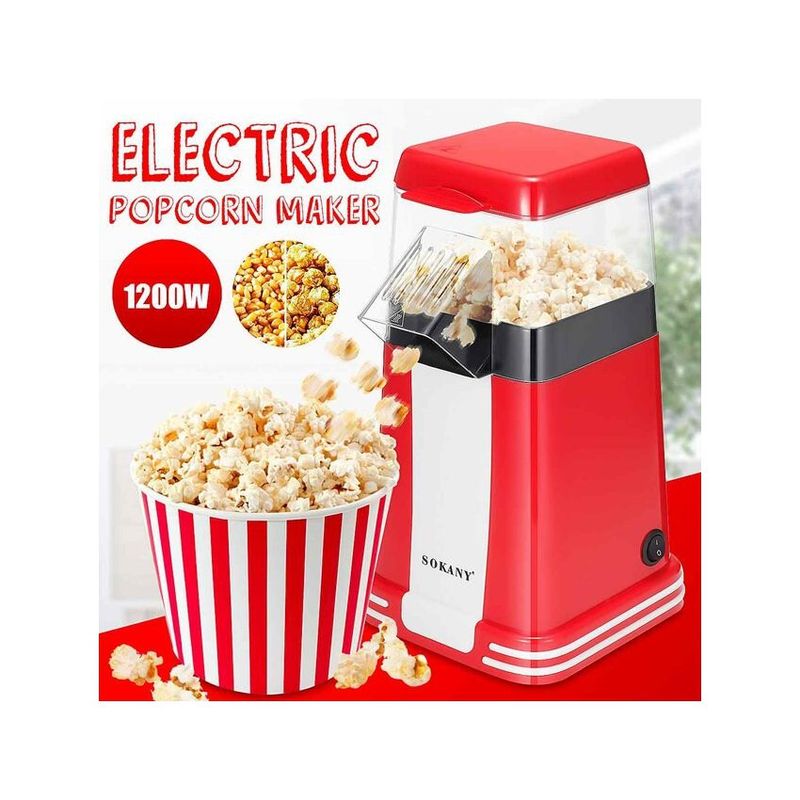 GENERICO - Maquina de palomitas de maiz sokany 1200w