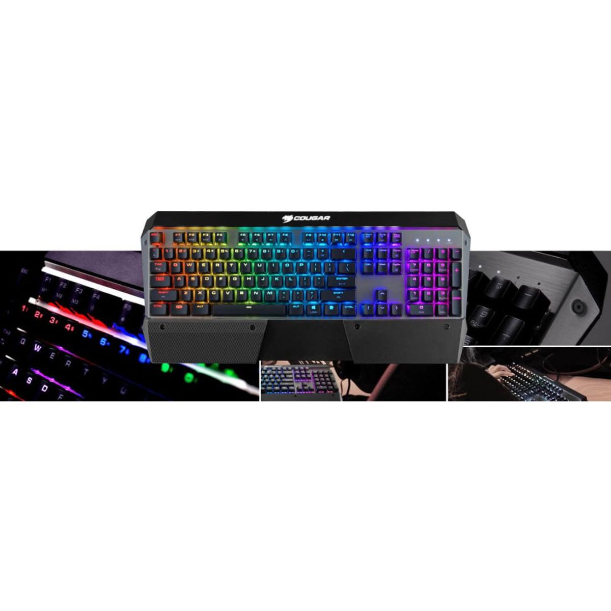 COUGAR - TECLADO COUGAR ATTACK X3 RGB SWITCH BROWN CGR-WM4MB-ATR