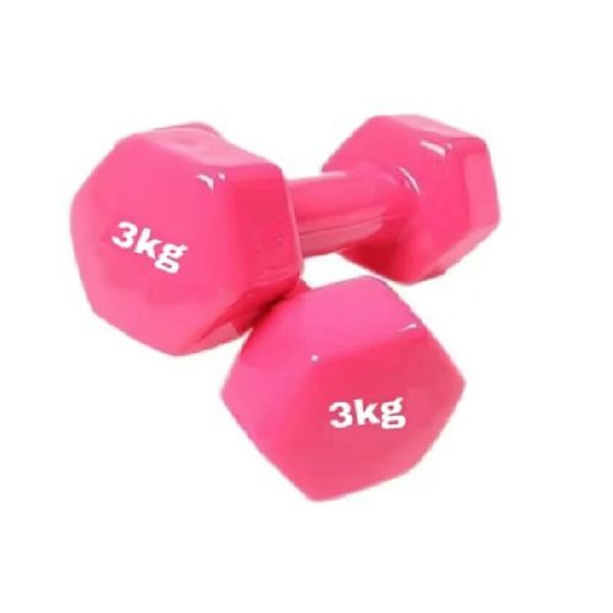 GENERICO - Mancuernas par 3 kg ROSADO