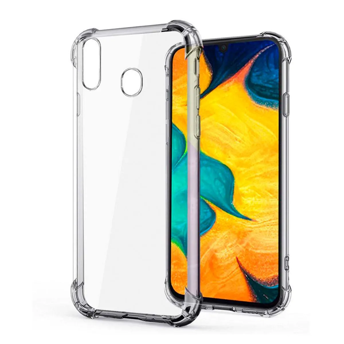 GENERICO - Case Space Funda SAMSUNG A20  -Transparente