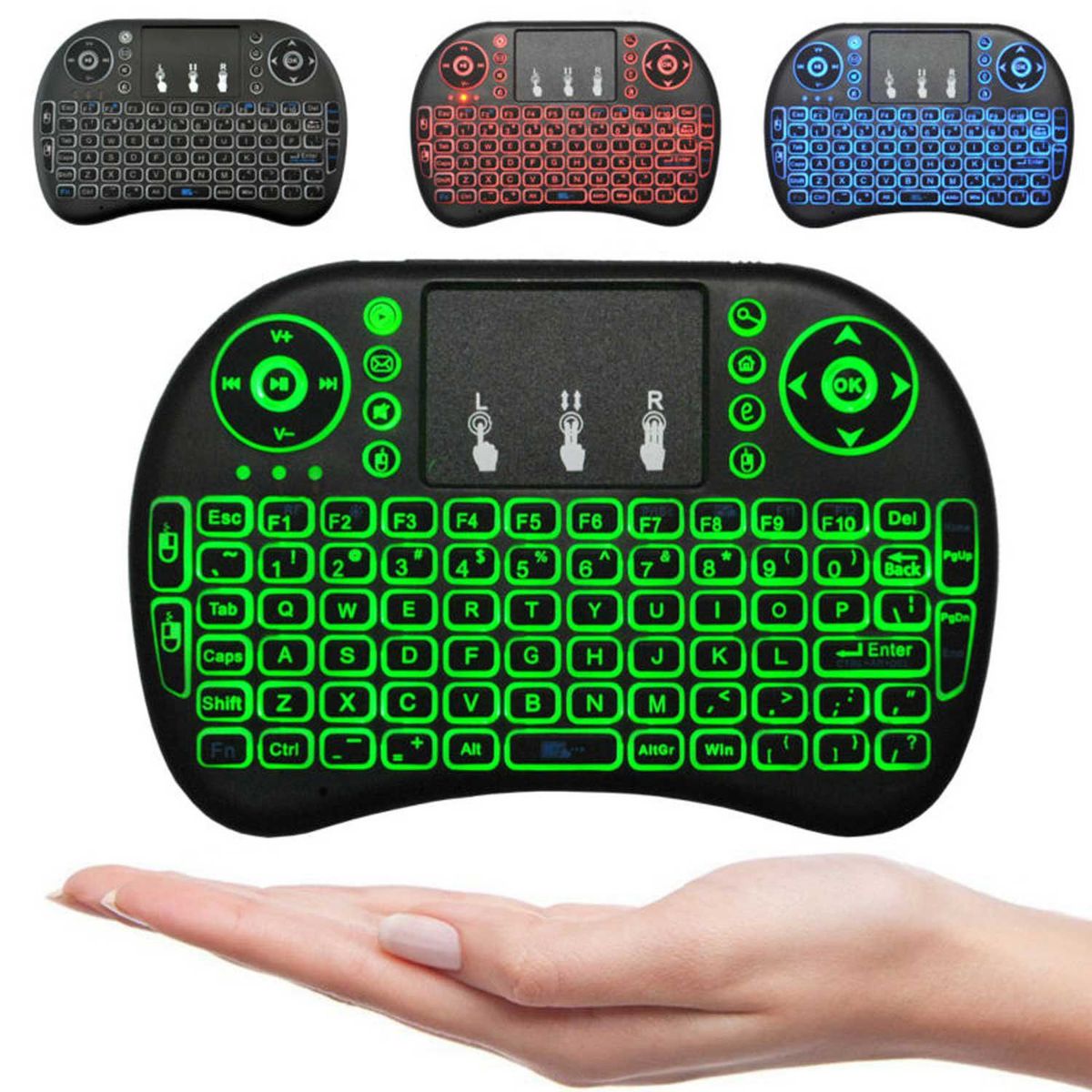 OEM - Mini Teclado Inalámbrico Touchpad Mouse Keyboard Para Smart TV