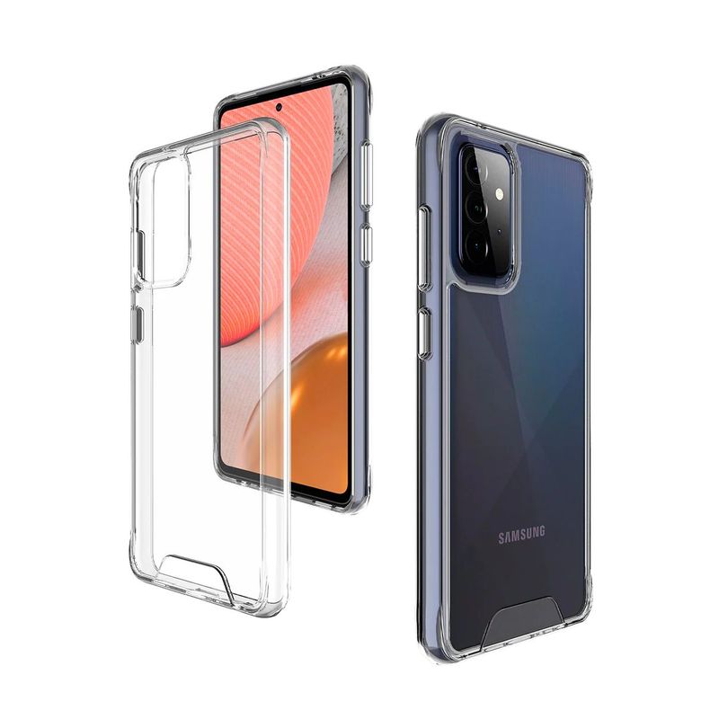 GENERICO - Case Space Funda SAMSUNG A72 4G -Transparente