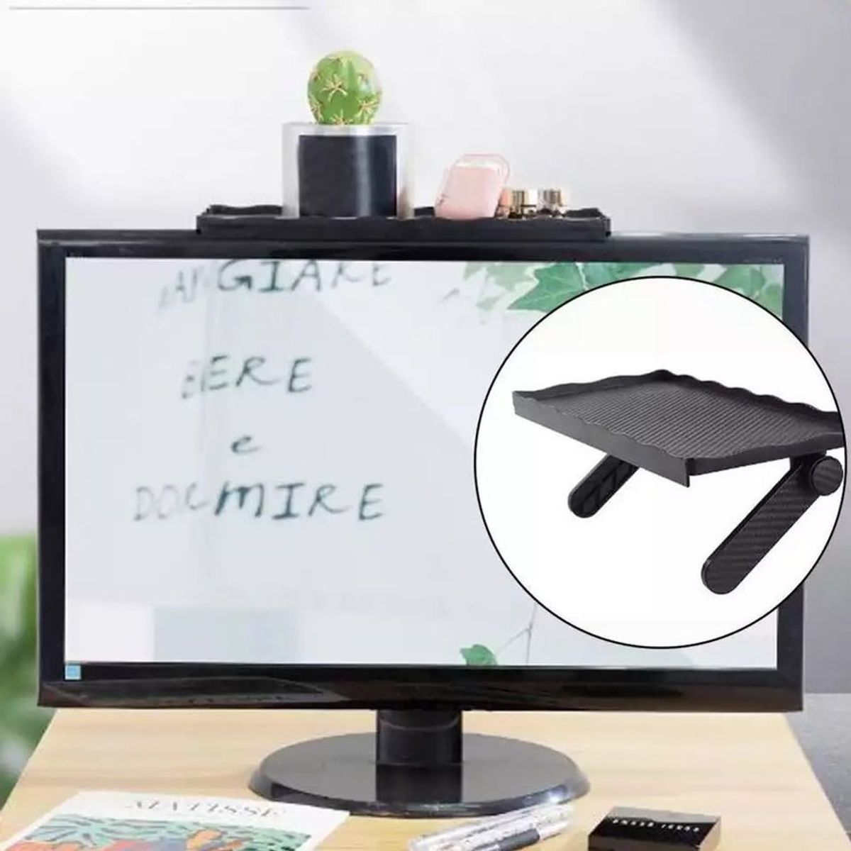 GENERICO - Soporte porta tv estante montaje para módem decodificador o control