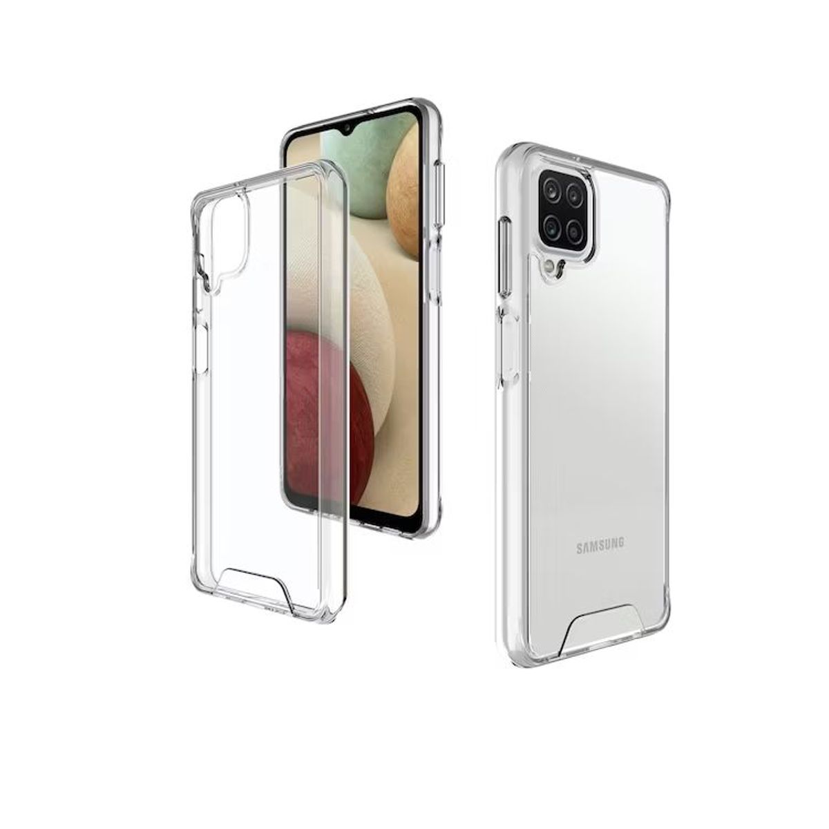 GENERICO - Case Space Funda SAMSUNG  A12 -Transparente