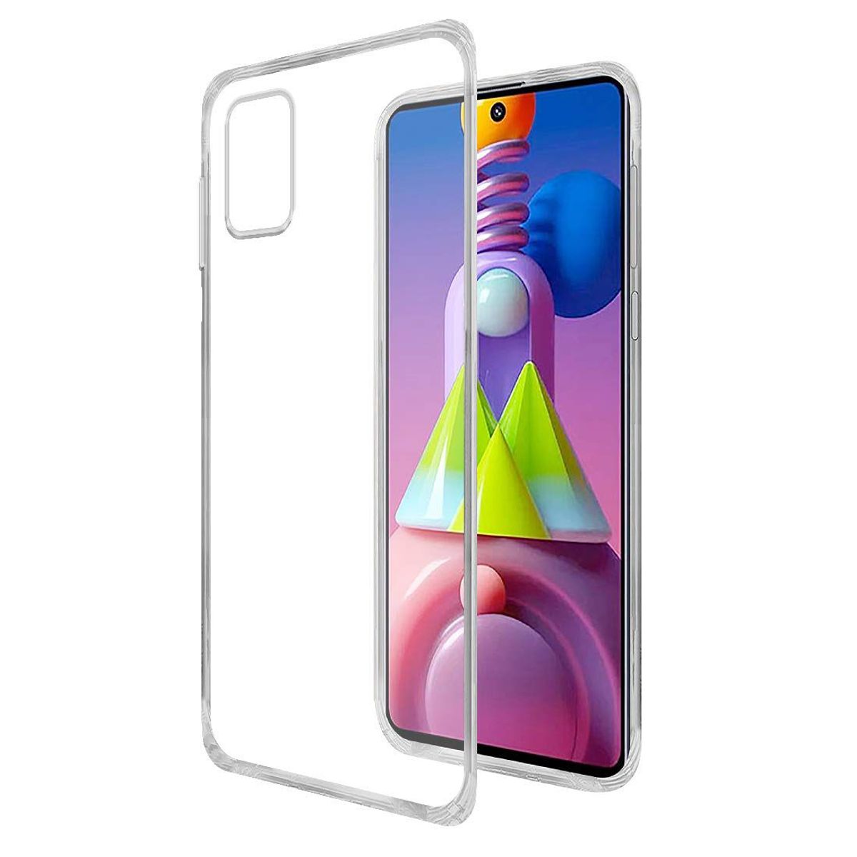 GENERICO - Case Space Funda SAMSUNG M51 -Transparente