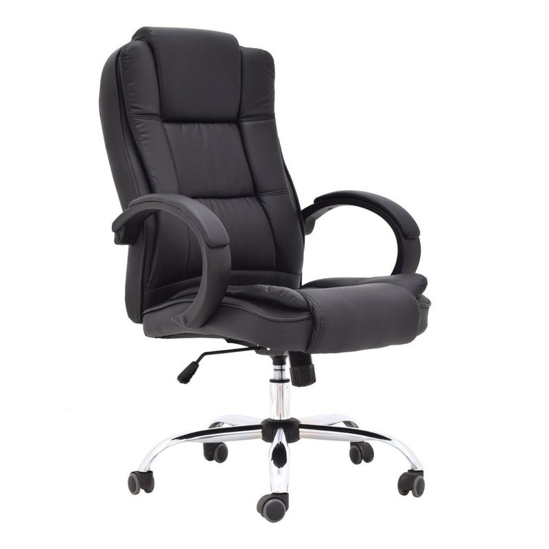 BONNO - Sillon De Escritorio Lexus Recli Negro Con Cabecero Bonno