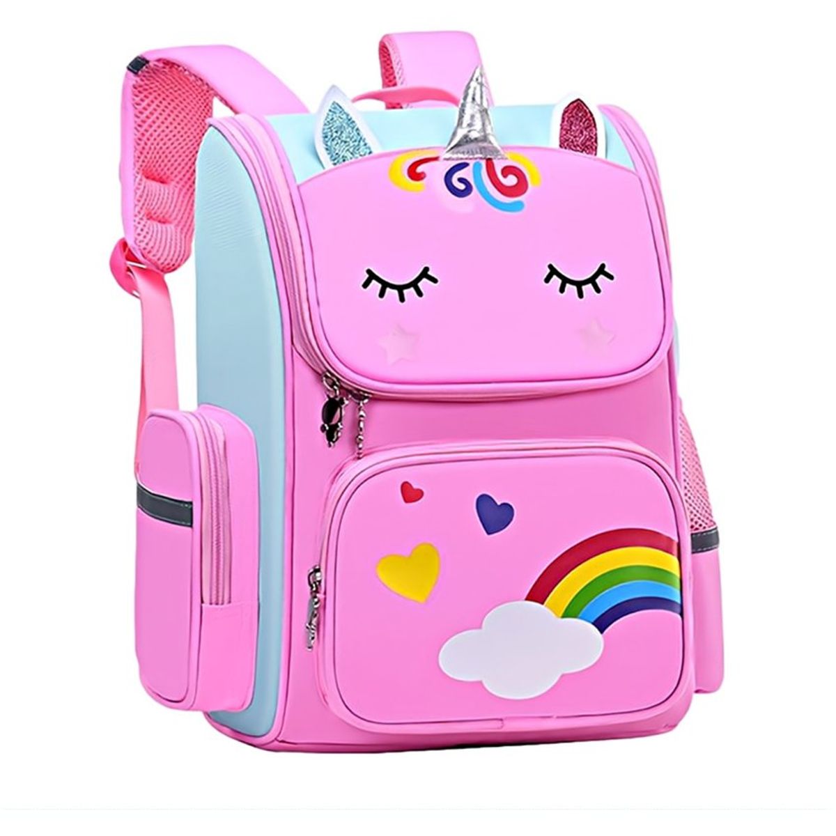 GENERICO - Mochila unicornio de mujer kawai - niñas - rosado