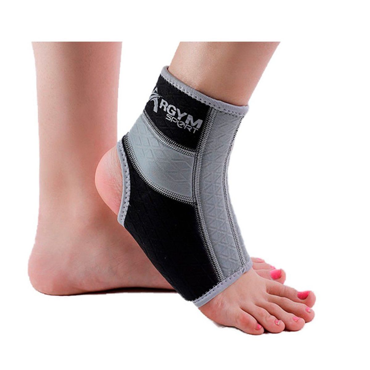 ARGYM - Tobillera Tubular Corta Protección de Tobillo para Compresión Talla L