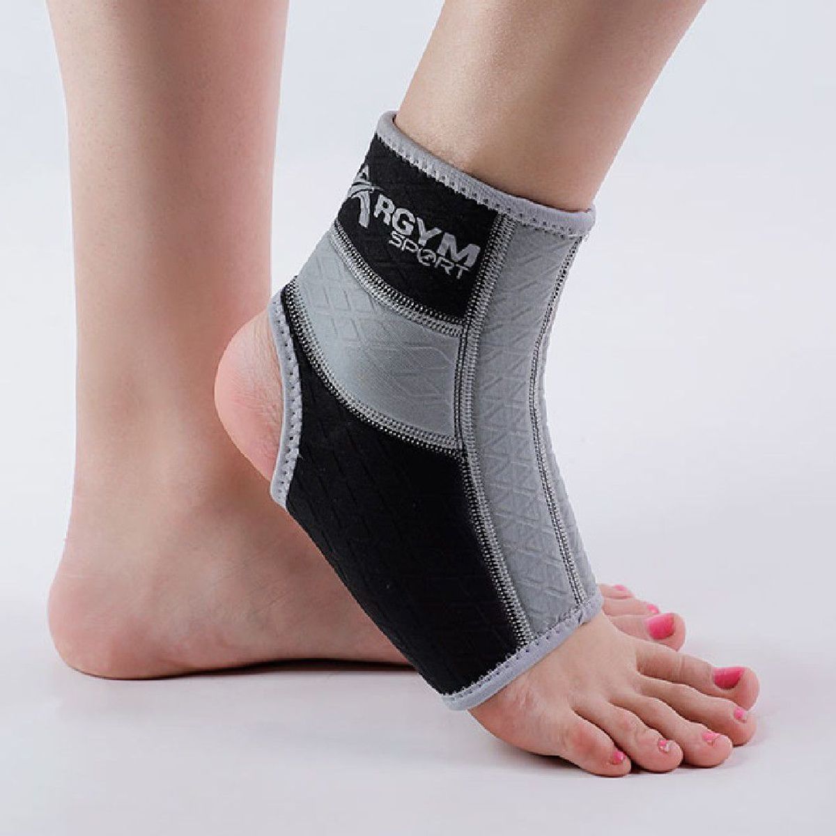 ARGYM - Tobillera Tubular Corta Protección de Tobillo para Compresión Talla L