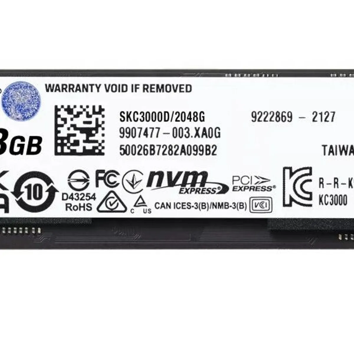 KINGSTON - Disco Solido SSD interno Kingston SKC3000 2TB M2 SSD NVMe Gen4