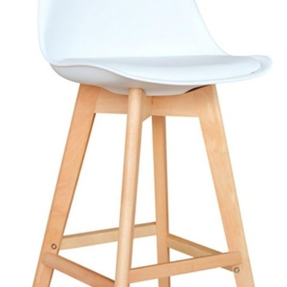 BONNO - Banco Para Bar Ema Fijo Blanco Bonno