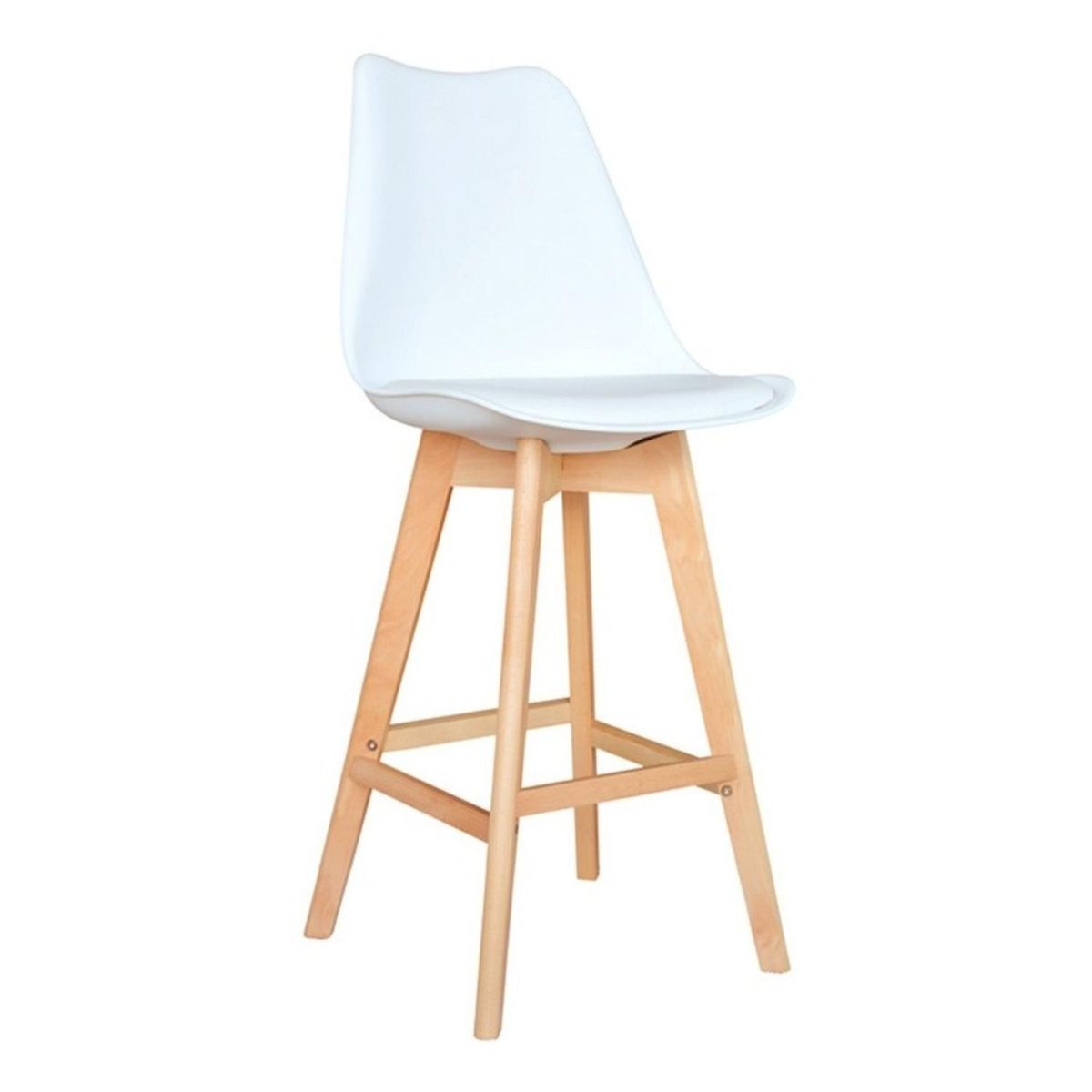 BONNO - Banco Para Bar Ema Fijo Blanco Bonno