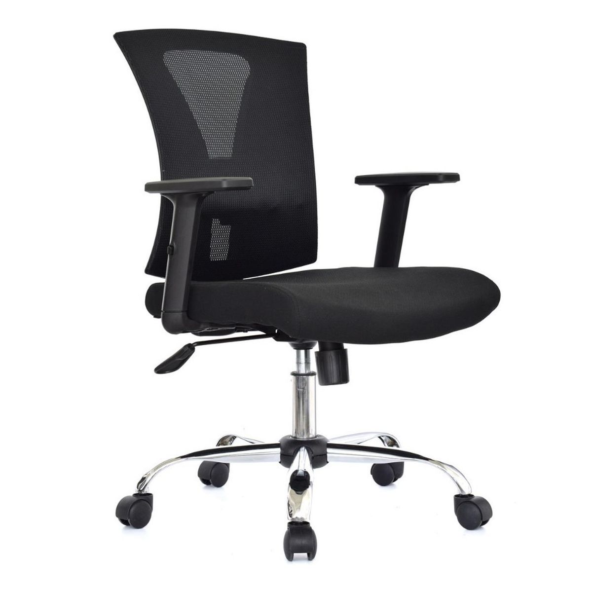 BONNO - Silla Ergonomica Nix Brazos Regulables Negro Bonno