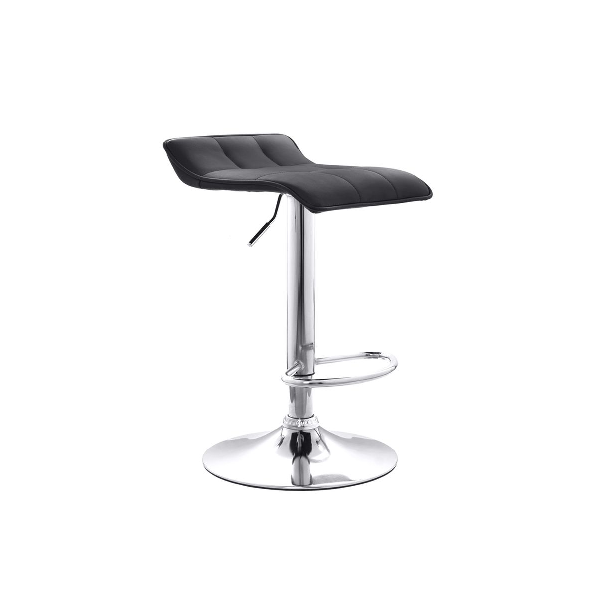 BONNO - Banco Para Bar Brand Ii Giratorio Negro Bonno