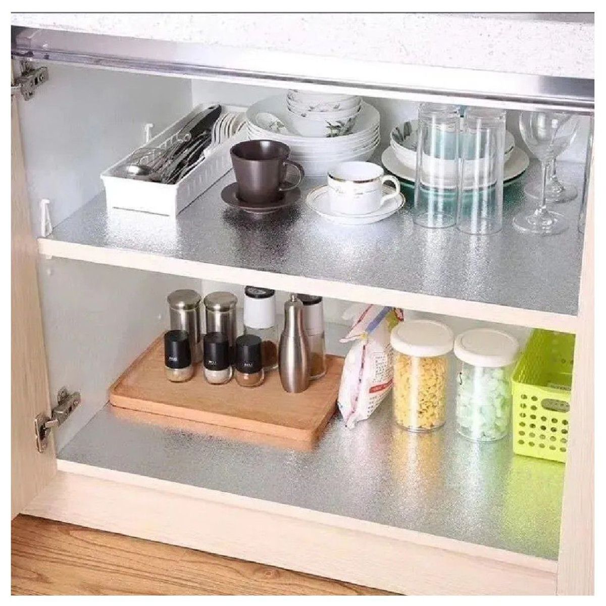 TODO FIT - Papel Extraíble de 5 metros de Aluminio para Pared de cocina