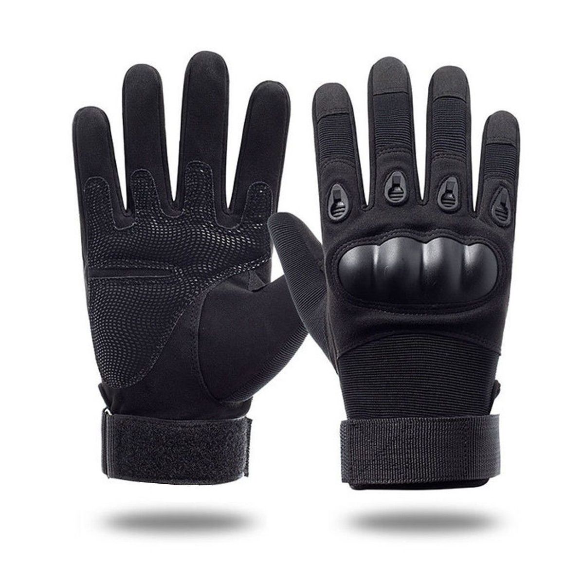TODO FIT - Guantes Tácticos Modelo Militar para Protección Color Negro