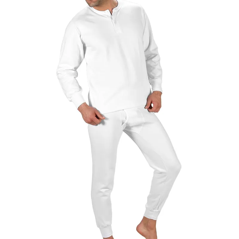 BOSTON - Pijama Afranelada Boston - Blanco