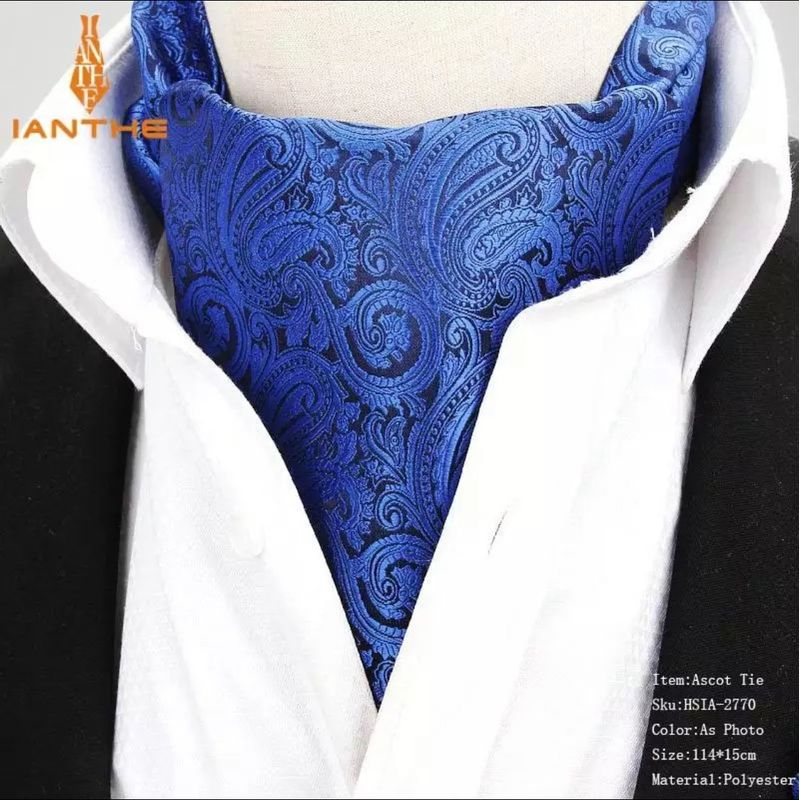 KAST PE - Corbata Cravat hombre Dandy Tie Charles - Azulino