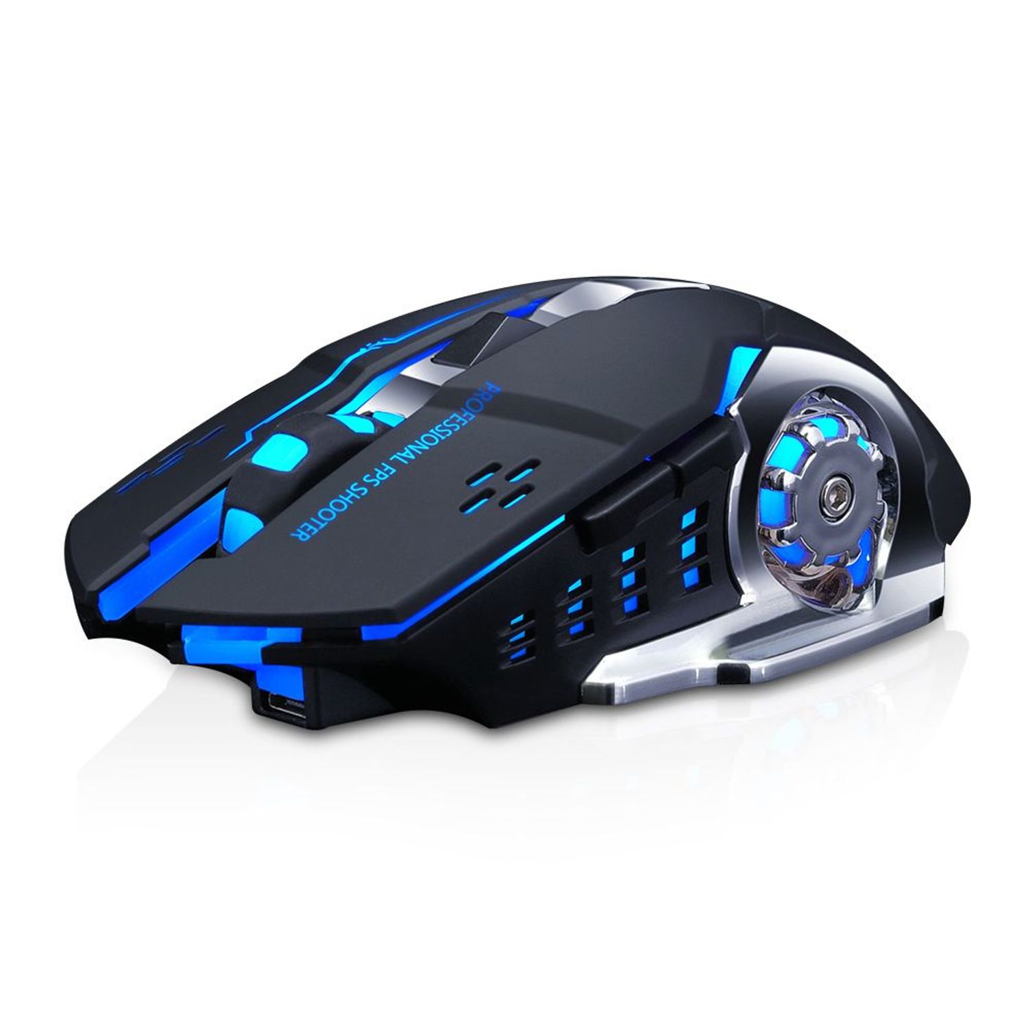 MOUSE GAMER INALAMBRICO RECARGABLE LUZ RGB TWOLF TWOLF
