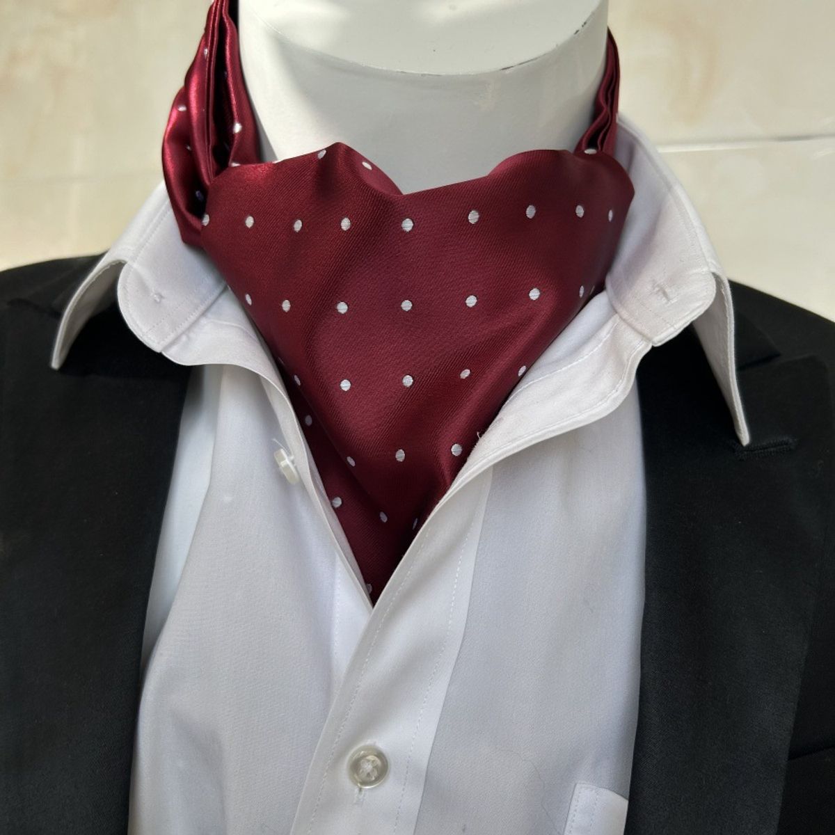 KAST PE - Corbata Cravat Bufanda Ascot Hombre Boda Ethan