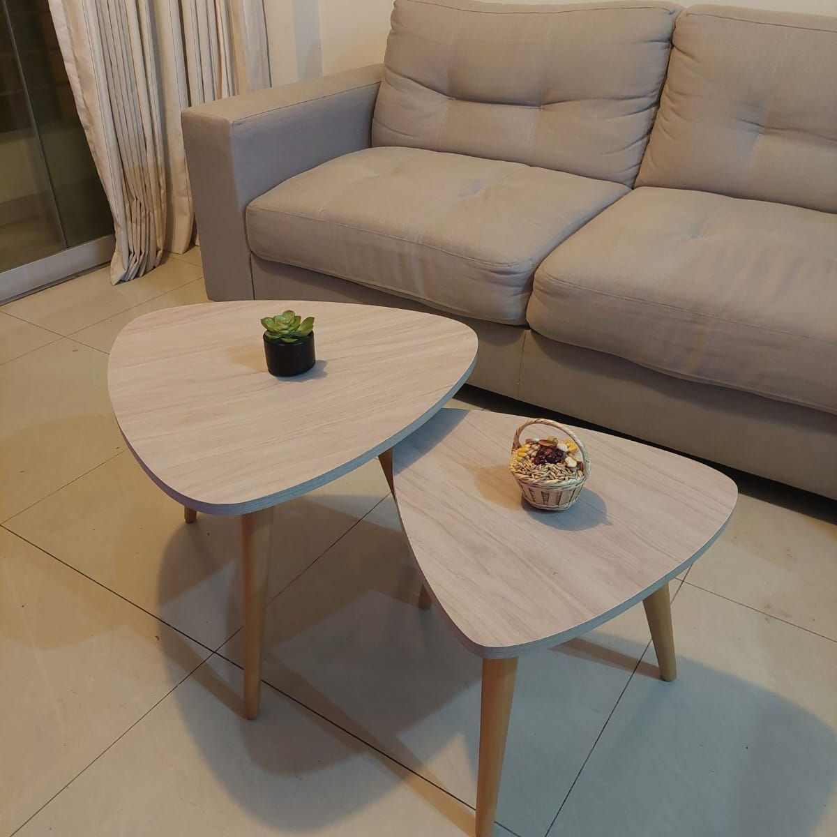 GENERICO - Mesa de centro estilo nido nacar