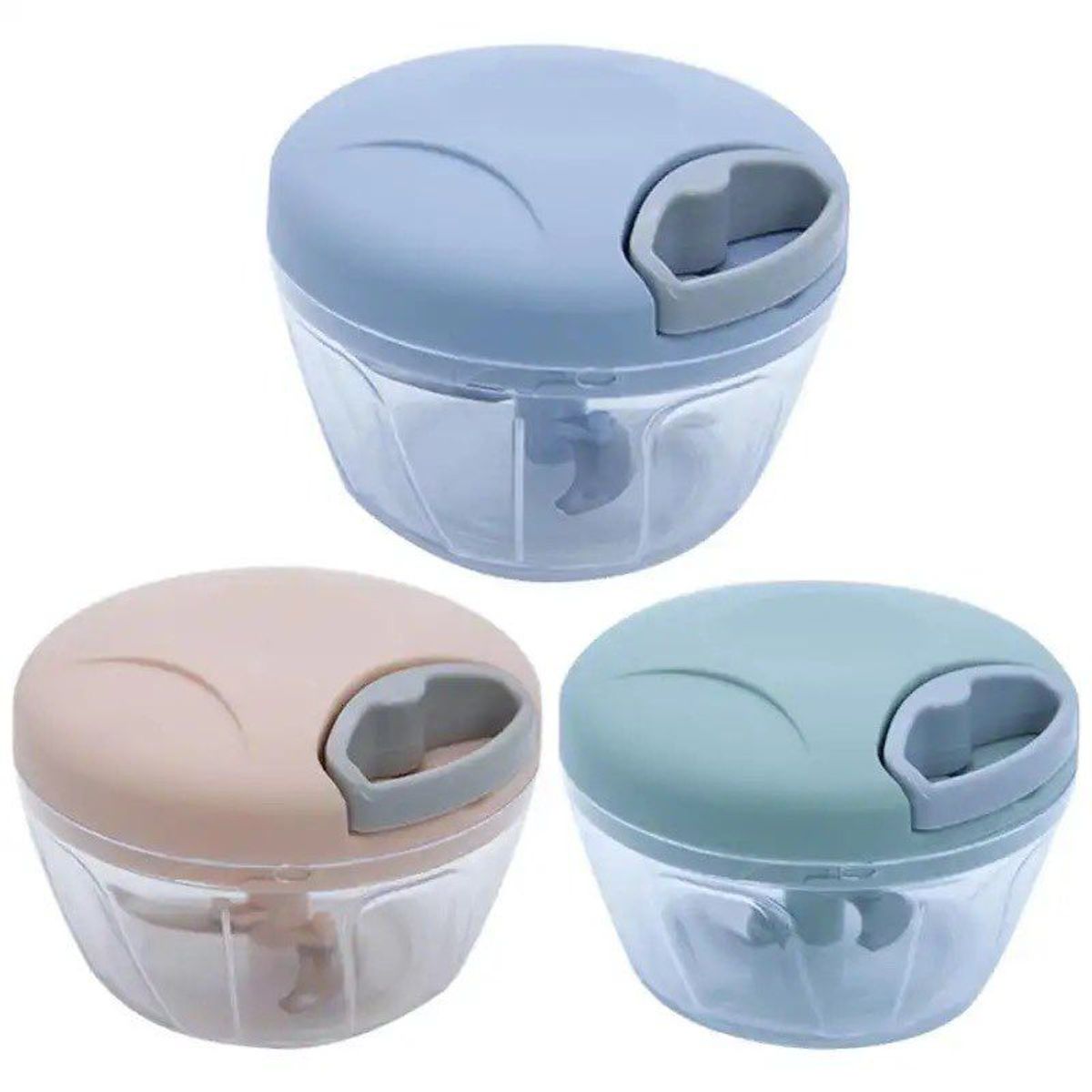 GENERICO - Picatodo de verduras manual cuerda multiuso