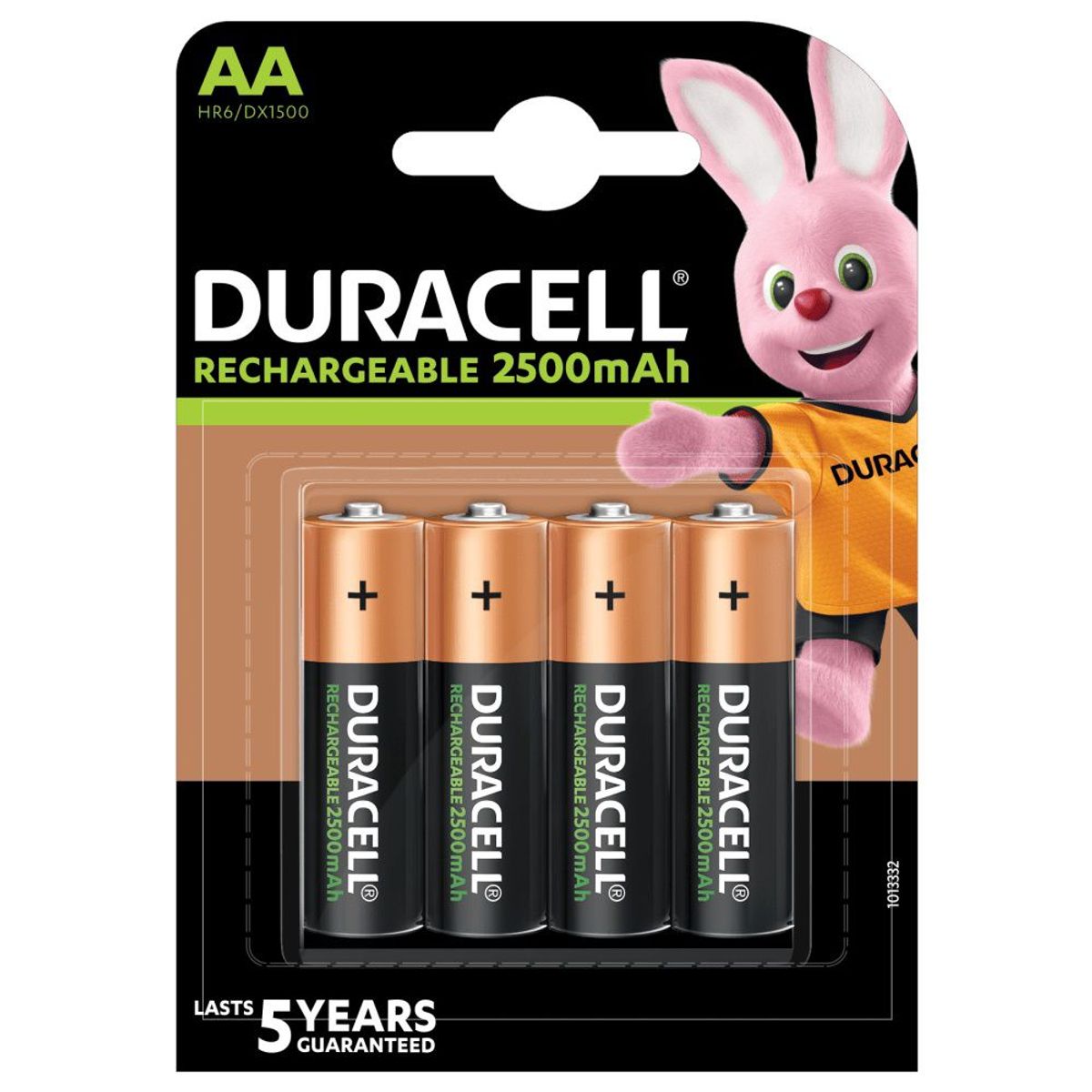 DURACELL - Pilas Recargables Duracell AA. Blister de 04 pilas.2500 mAh