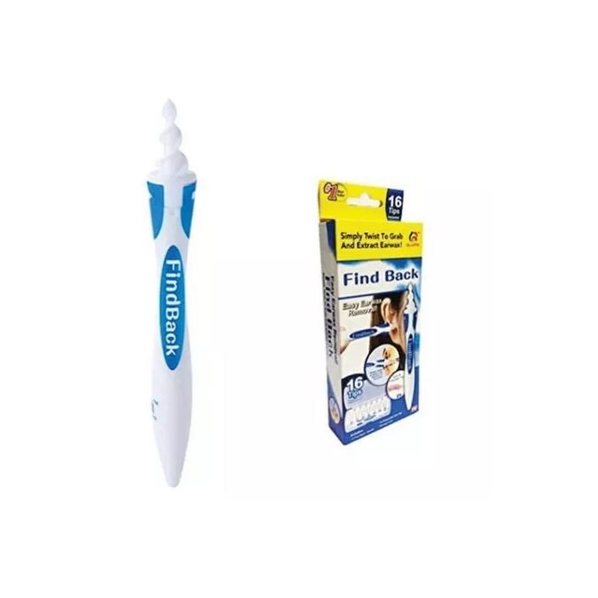 GENERICO - Limpiador de Oído Espiral de Fácil Extracción