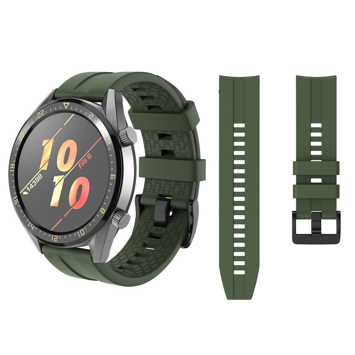 GENERICO - Correa Silicona Sport 2 para XIAOMI MI WATCH - Verde
