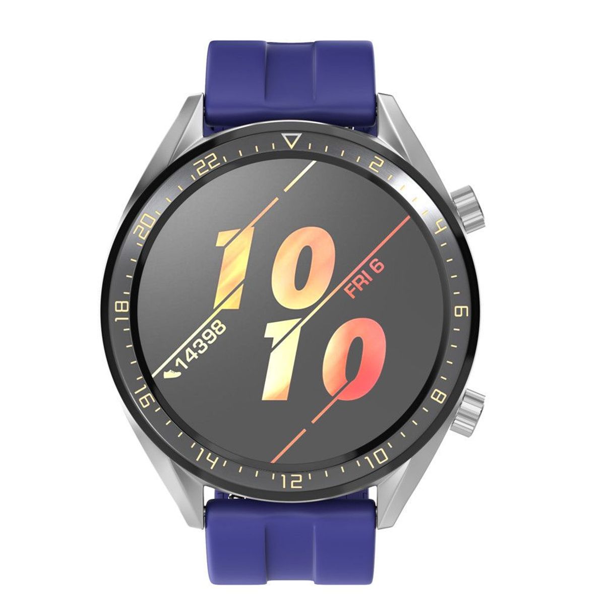 GENERICO - Correa Silicona Sport 2 para HUAWEI WATCH GT2 46mm / GT2 PRO - Azul
