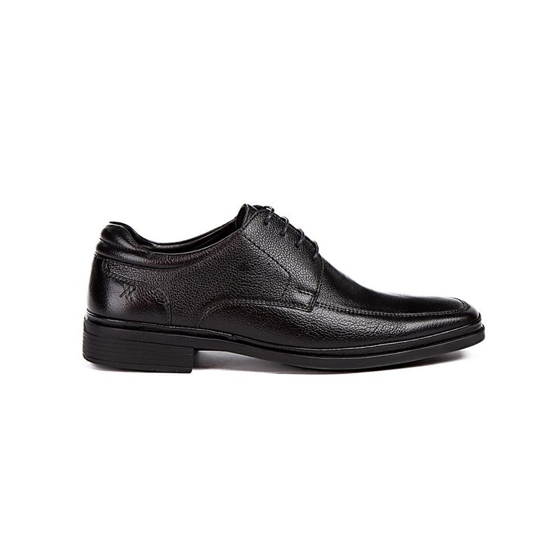VIALE - Zapato Derby Casual MATEO-044 Negro Viale Homme Cuero