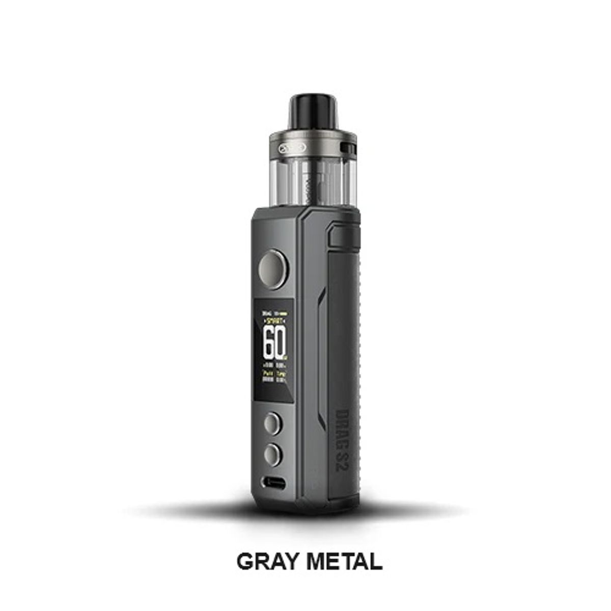 VOOPOO - VOOPOO Drag S2 Kit 60w 2500mAh 5ml PnP X - GRAY METAL