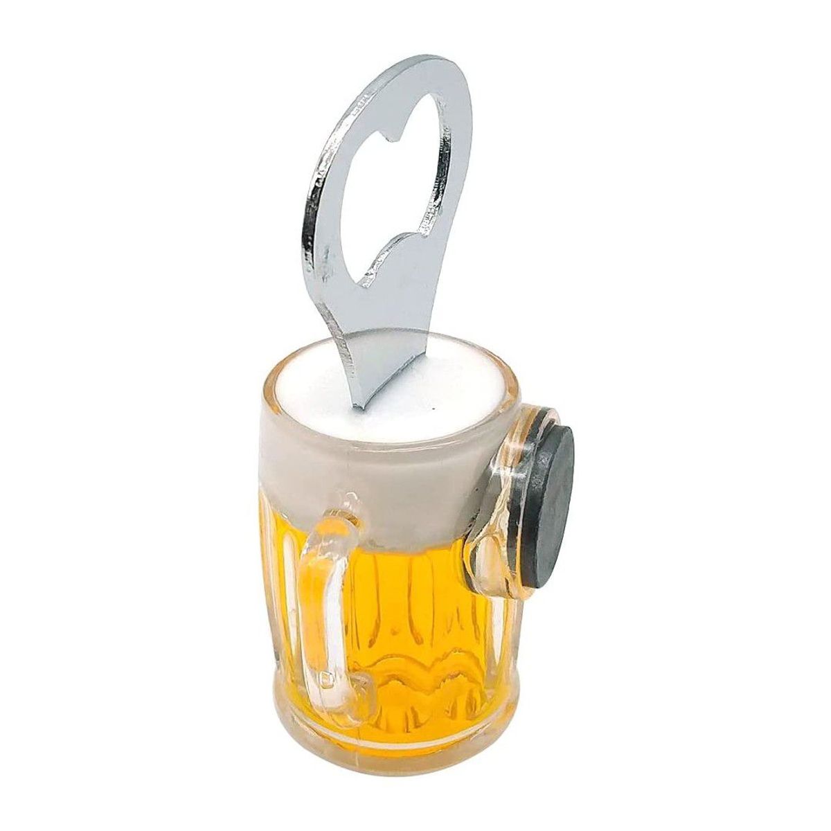 TODO FIT - Destapador Abridor de Botella Modelo Vaso de Cerveza Imantado