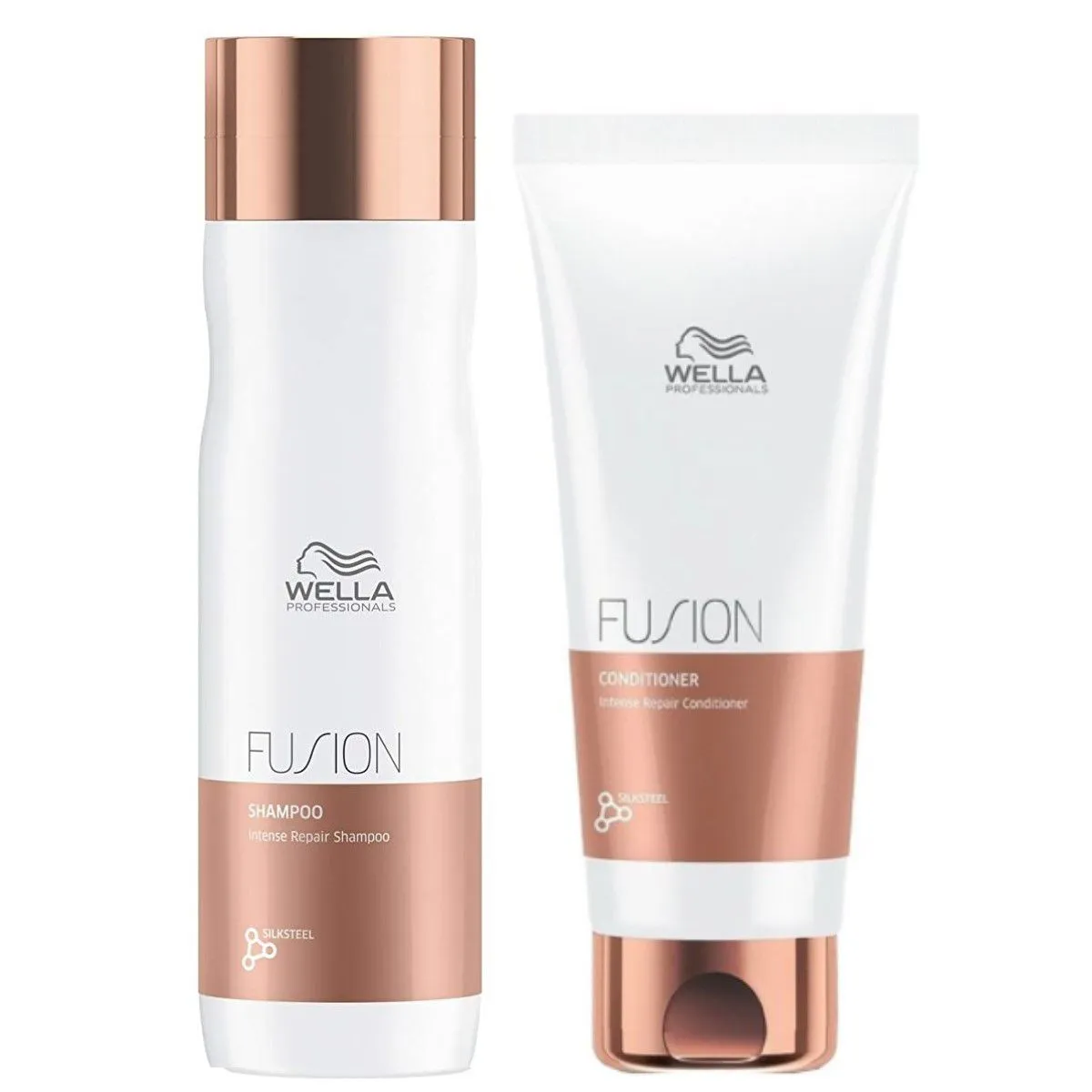 WELLA - Shampoo 250ml + Acondicionador Fusion Reparacion Intensa Wella